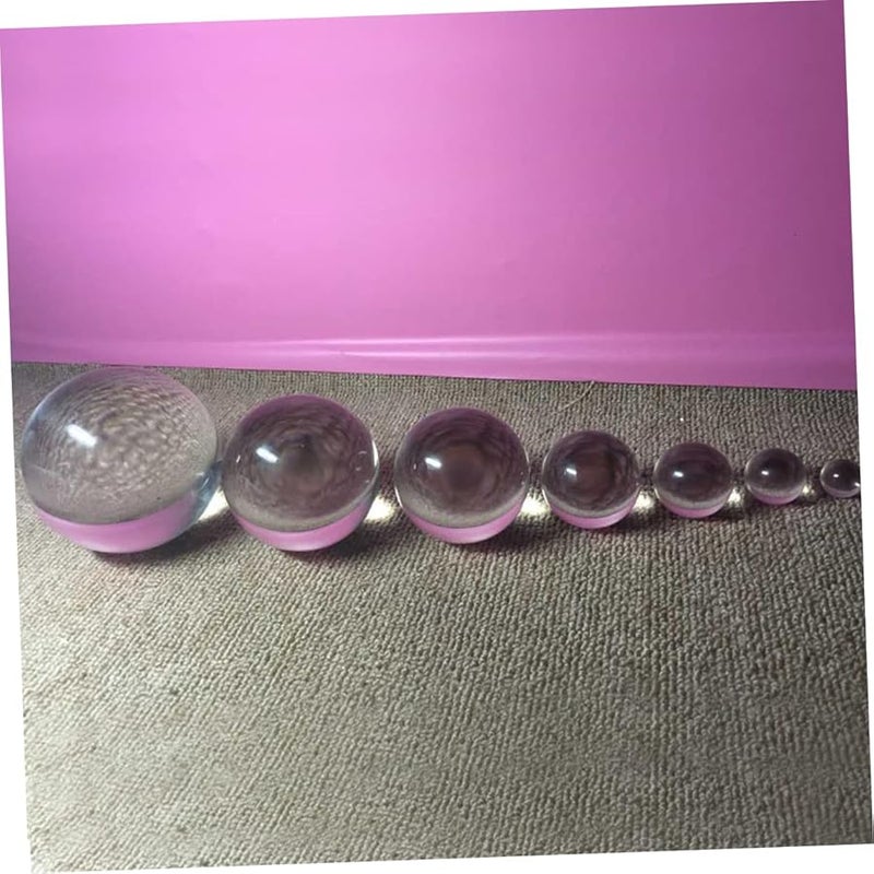 كرة زجاجية كريستال شفافة للتصوير والتأمل وديكور الفونج شوي - Image 4